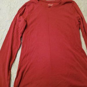 RUST LONG SLEEVE TEE